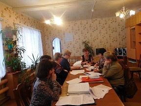 Учеба со специалистами Участковыми социальными работниками